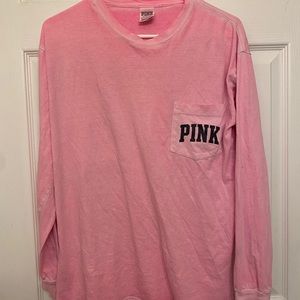 vs pink long sleeve